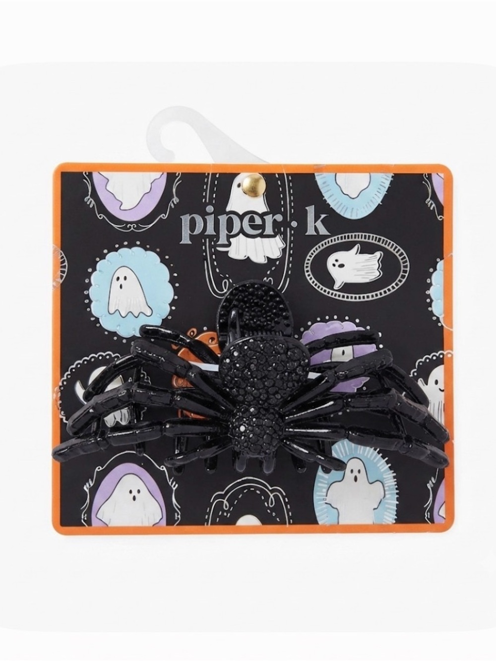 NWT ⚜️🖤⚜️ Piper K Sugar Skull Metal Hair Claw Clip